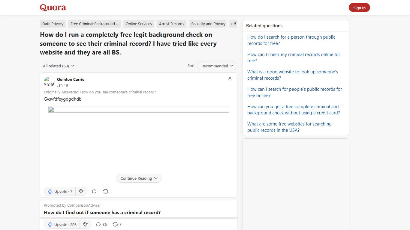How to run a completely free legit background check on someone to see their criminal record - Quora